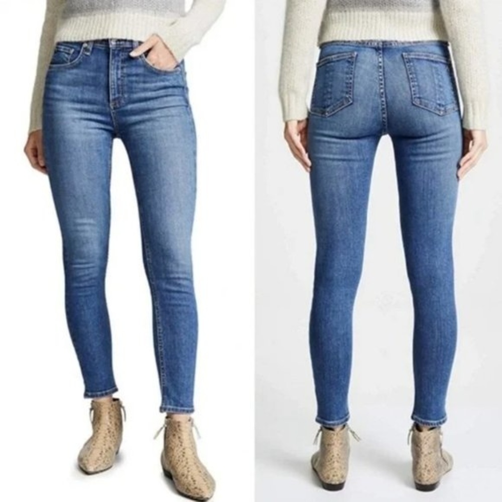 Rag & Bone High Rise Ankle Skinny size 27